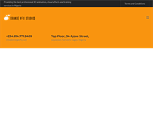 Tablet Screenshot of orangevfx.com